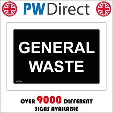 SIGN General Waste Household