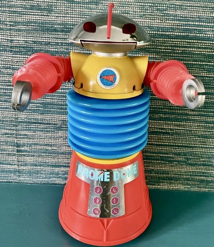 Yonezawa chrome dome robot - chrome,