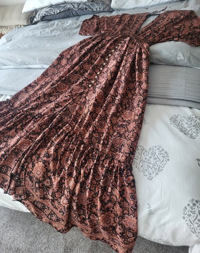 Ladies long boho gypsy dress - long,