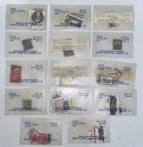 Vintage postage stamps - postage,