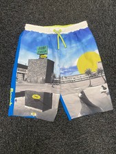 BENCH Boys / Mens Swimming Shorts Multicoloured Colourblock Surf Shop 15/16 yrs