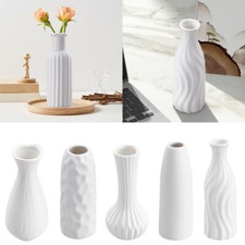 White Ceramic Flower Vase