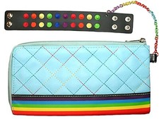 Rainbow Wallet Wristlet and