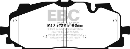 Ebc yellowstuff front brake - ebc,