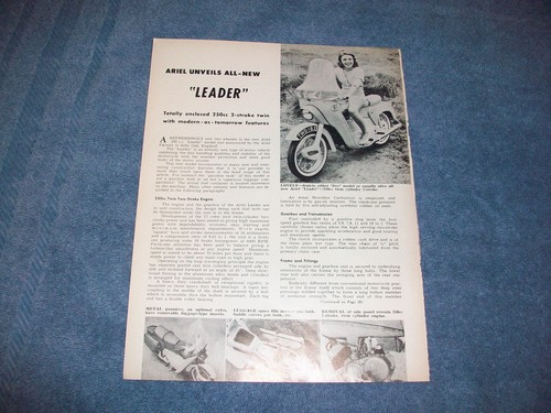 1959 ariel leader 250cc - 1959,