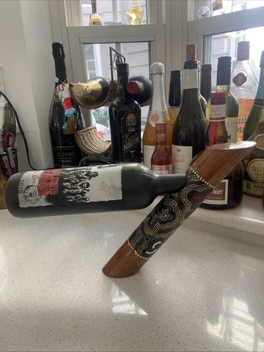 Hand carved wood - carved, didgeridoo