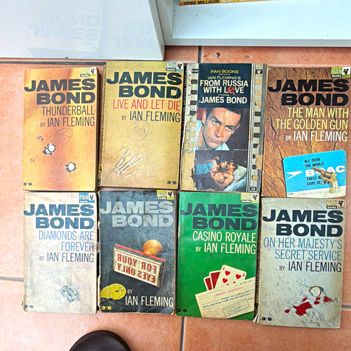 Pan books james bond series - james,
