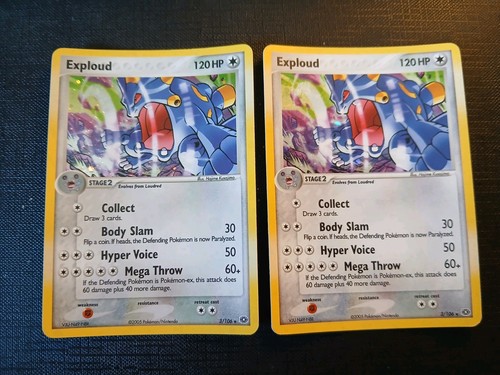 Emerald exploud shiny holo old - exploud,