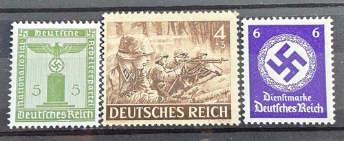 German stamps reich officials - german,