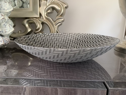 Decorative large grey - decorative, glass