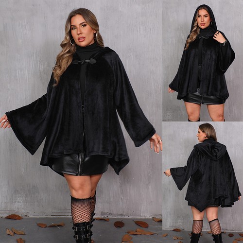 Women plus size velvet coat - uk,