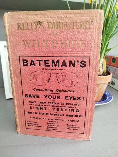 Kelly directory wiltshire - directory, of