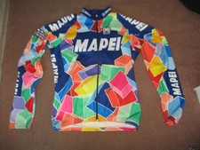 Vintage SMS Santini Mapei Long Sleeve Jersey XL Rare Excellent Fair Fast Post