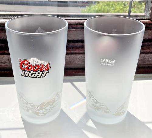 Coors light frosted pint - light,