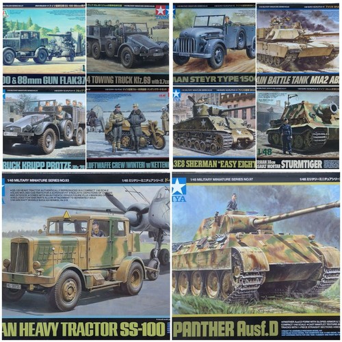 Tamiya military vehicles - 1/48,