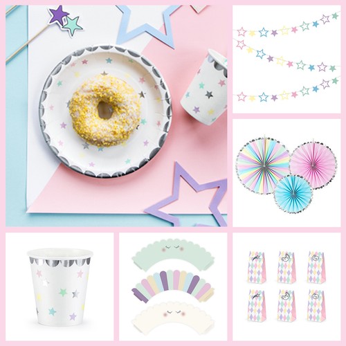Pastel unicorn girls birthday - unicorn,
