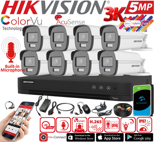 Hikvision audio mic colorvu - hikvision,