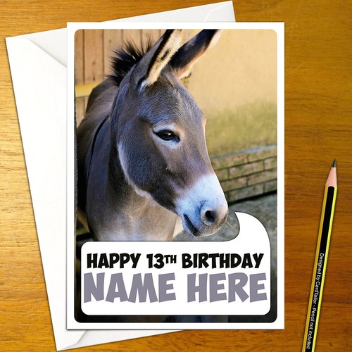 Donkey personalised birthday - personalised,