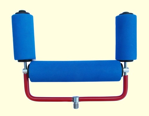 Twin upright padded pole - padded,