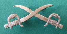 British Army Trade & Qualification Badge - Crossed Swords in Brass