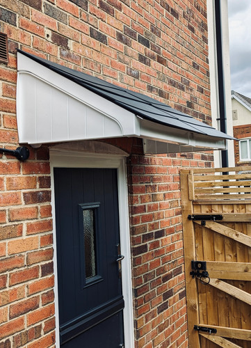 Cransley door canopy 144cm - cransley,