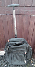 WENGER CABIN PULL ALONG LAPTOP BAG USED roller wheels overhead case