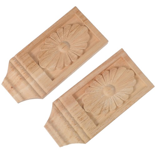 2pcs wood corbel brackets - ,