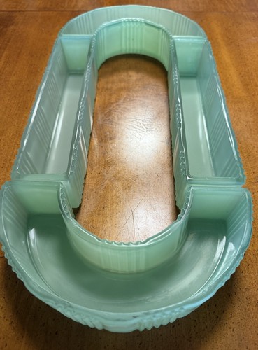 Jadeite fired glass - jadeite,