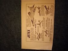 El61 Ephemera 1950s advert jetex models d sebel erith 