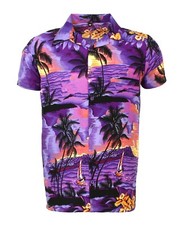 MENS HAWAIIAN STAG ALOHA HOLIDAY BEACH SUMMER FANCY TREE PARTY SHIRT BPALM S-XXL