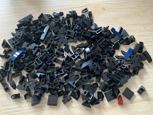 320 lego black roof tiles - -,