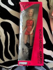 kylie minogue red dress doll