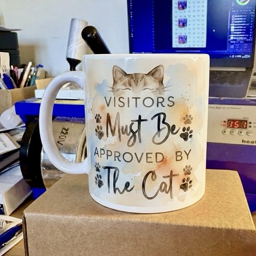 Cat mum gift mug - cat, novelty