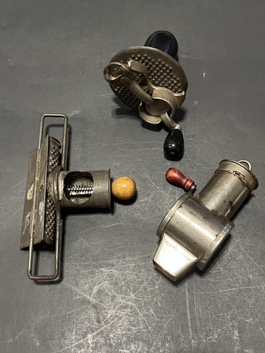 Antique nutmeg grinders - 3,