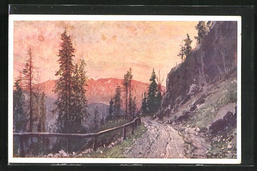Artist postcard karl ludwig - postcard,