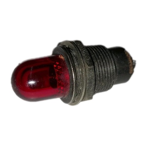 Red filtered metal panel lamp - panel,