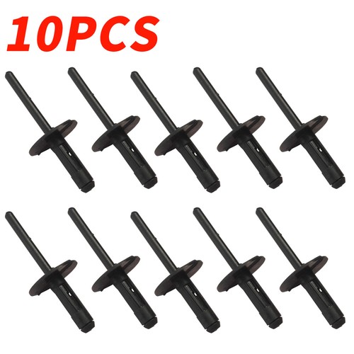 10x 6mm bmw plastic pop - 6mm, blind