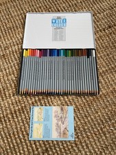 Rexel Derwent Watercolour Pencils Set of 36 Barely used Artist Quality. 