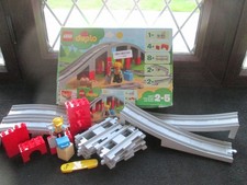 LEGO Duplo 10872 Train Bridge & Track Boxed & VGC Extension to 10874 & 10875