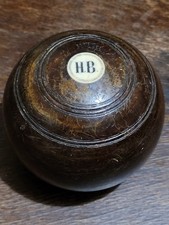 Vintage Lawn Bowling Ball -
