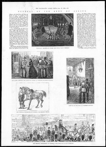 1884 duke albany funeral - 1884,