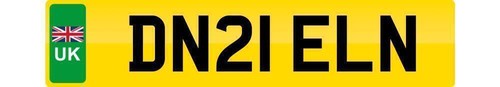 Number plate for daniel - for, n