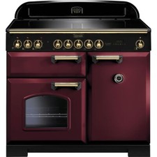 Rangemaster CDL100EICY/B Classic Deluxe 99cm Electric Range Cooker 5 Burners