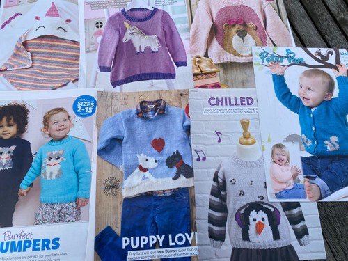 Picture knit sweaters - knit,