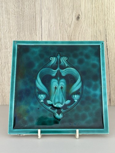 Art nouveau fireplace tile - nouveau,