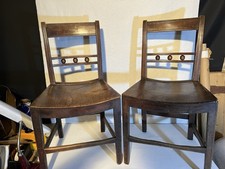 Two beautiful Regency dining chairs
