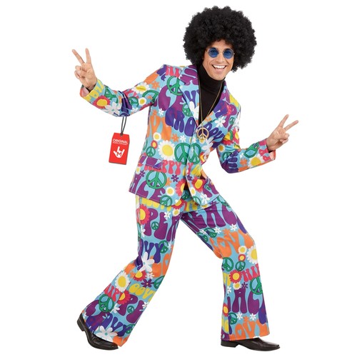 Groovy hippie adults costume - hippie,