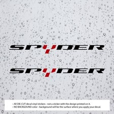 2pcs SPYDER Decal Vinyl