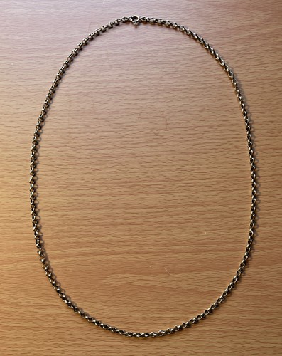 Yellow gold belcher chain - yellow, 24