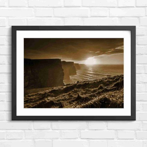 Dramatic irish coast cliffs - coast,